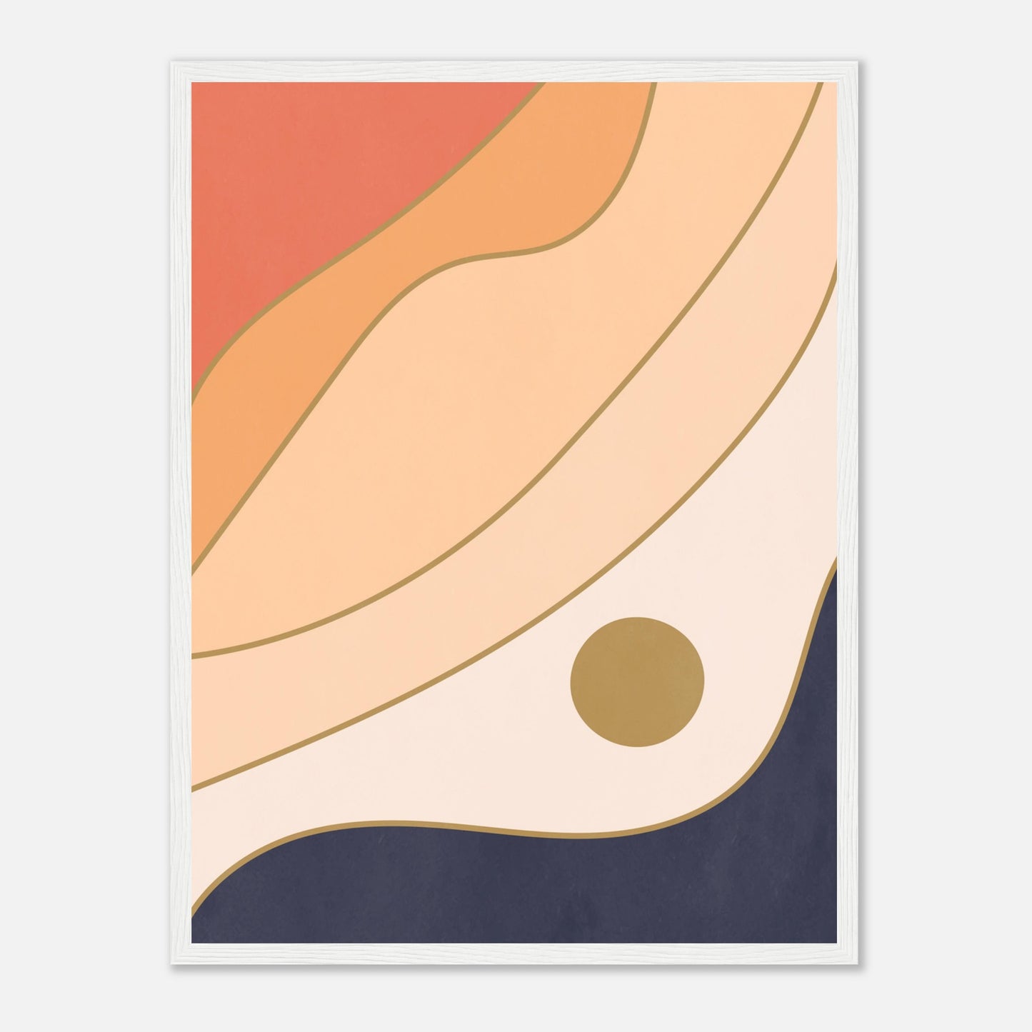 Abstract Eagle Eye Sun Wall art