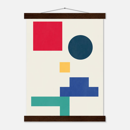 Abstract Geometric Wall Art Print