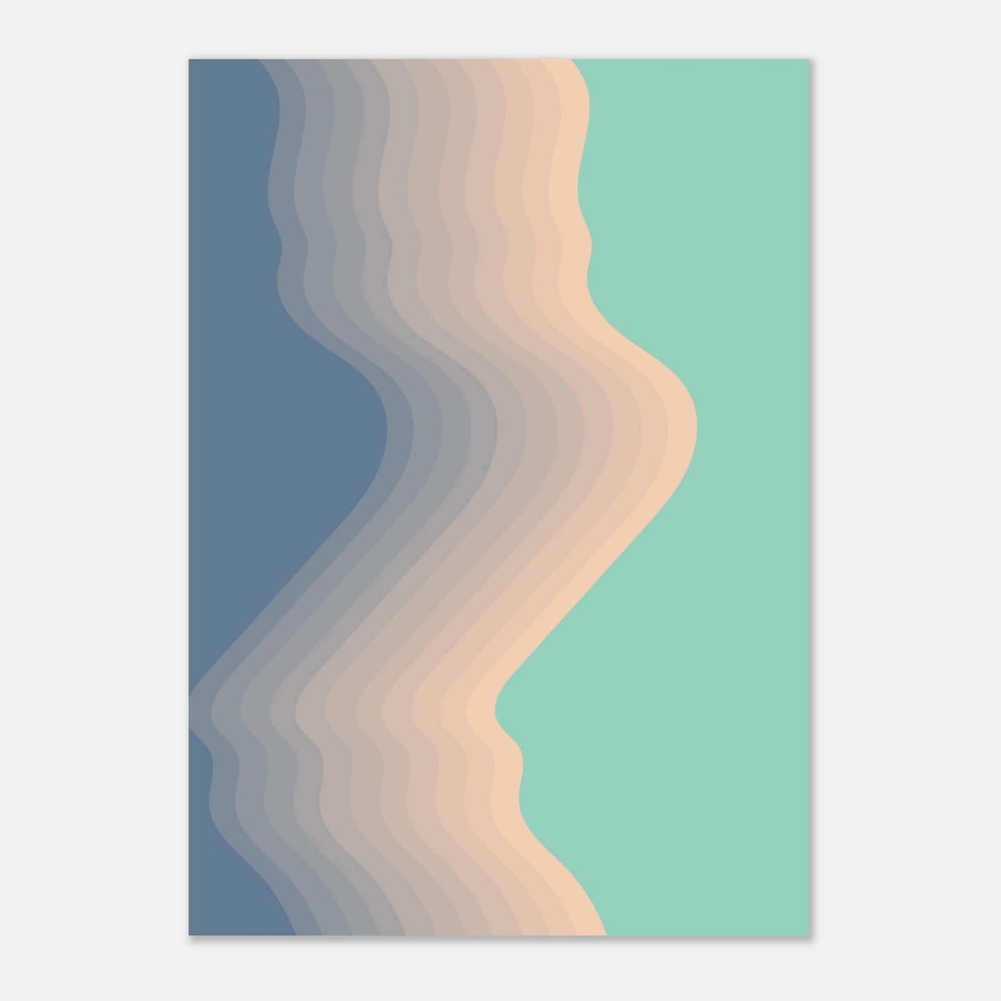 Beach Waves Wall Art Print