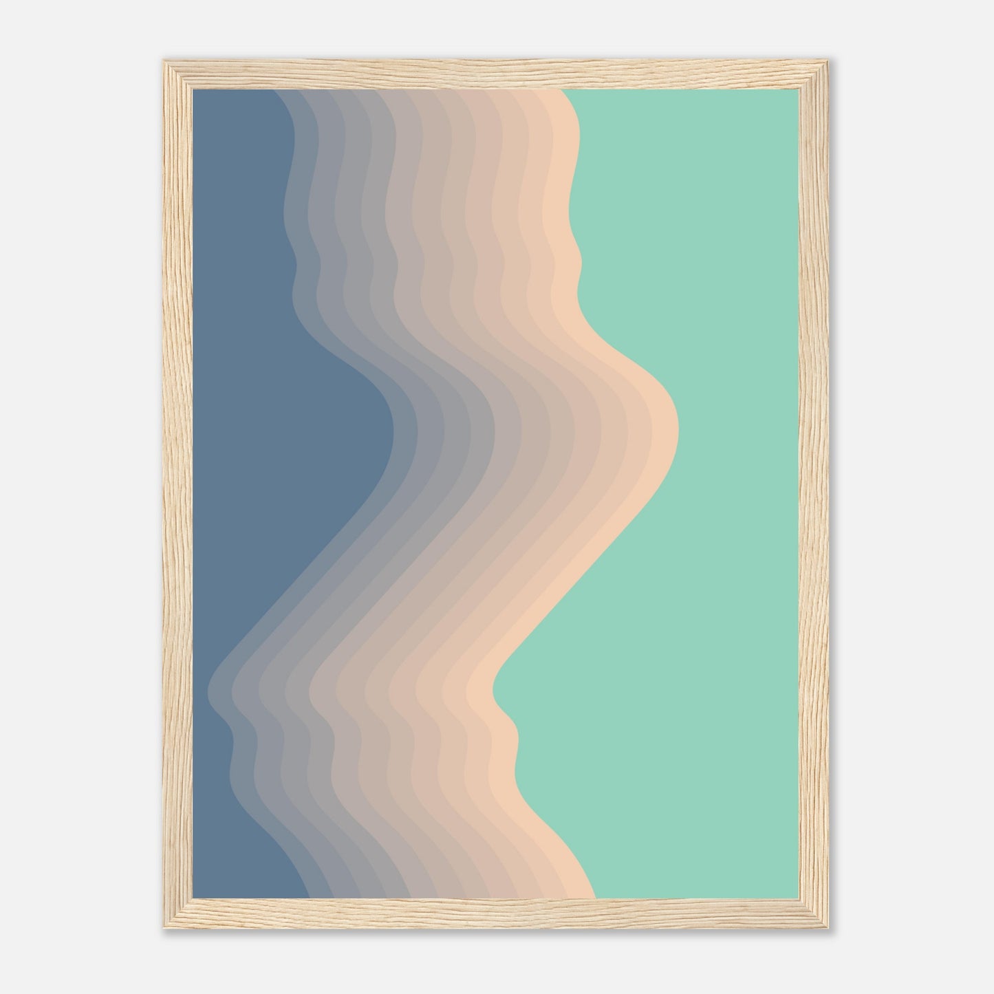 Beach Waves Wall Art Print