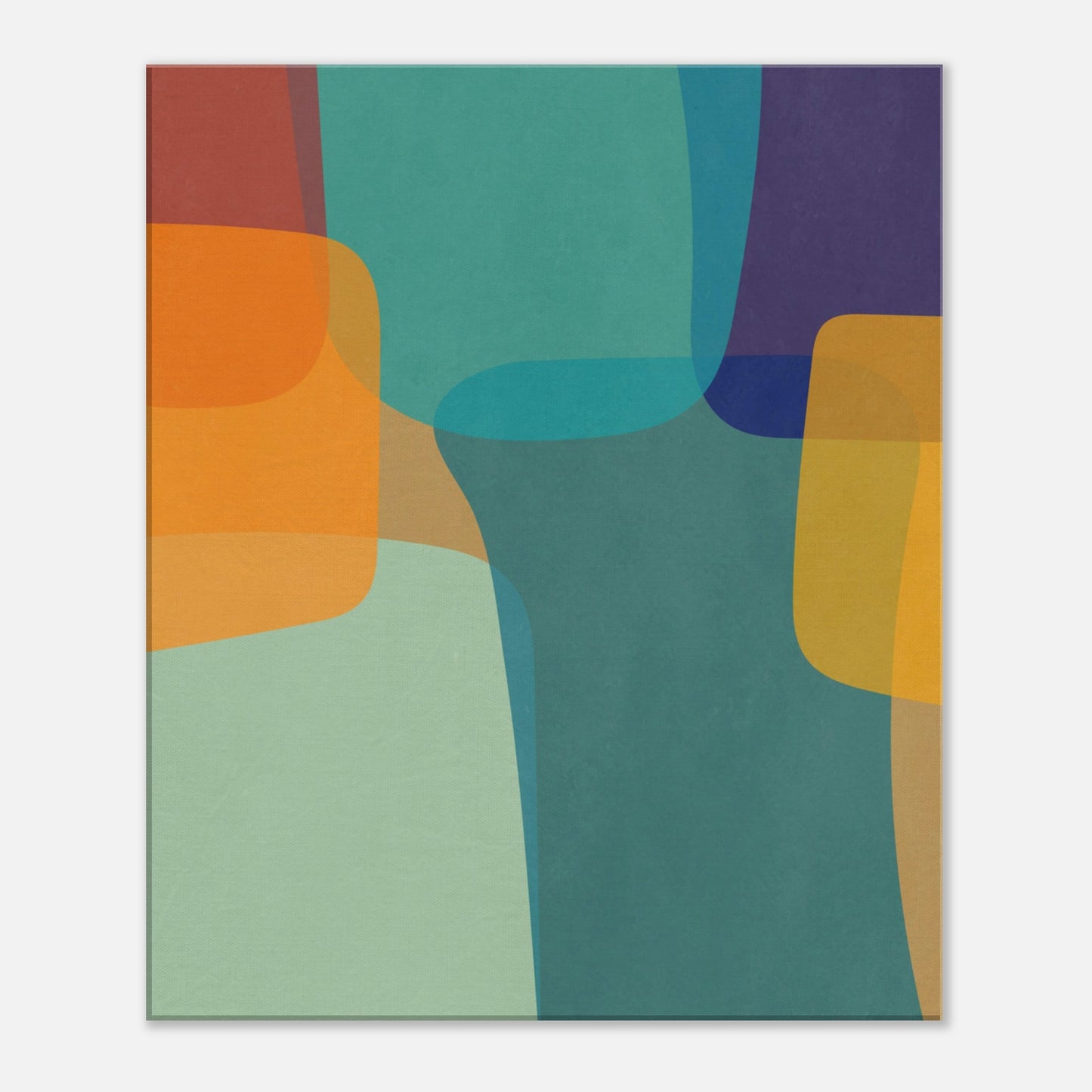 Abstract Color Block Wall art