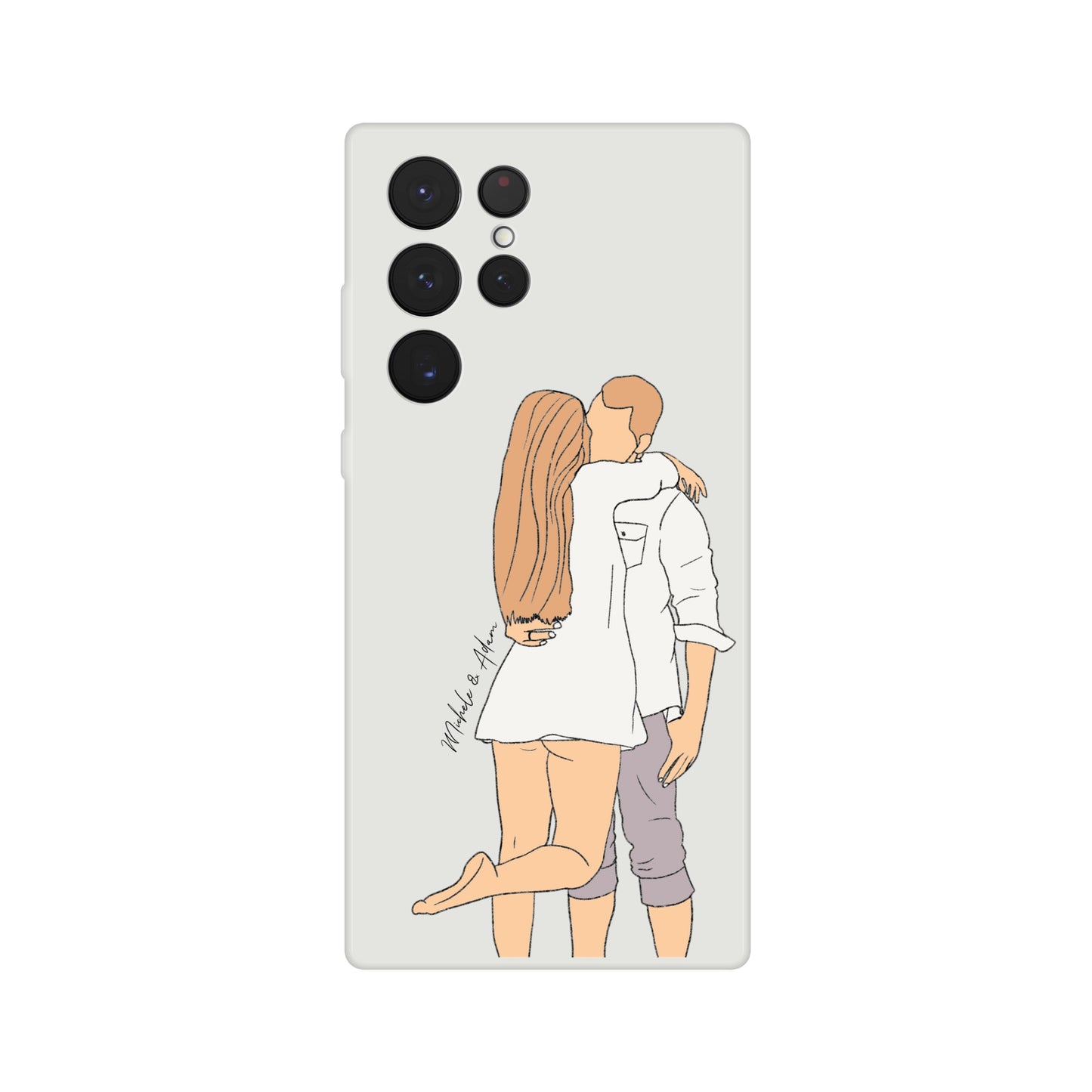 Custom Faceless Portrait Flexi Phone Case