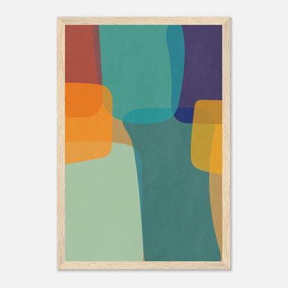 Abstract Color Block Wall art