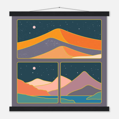 Mid Century Collage Mountains