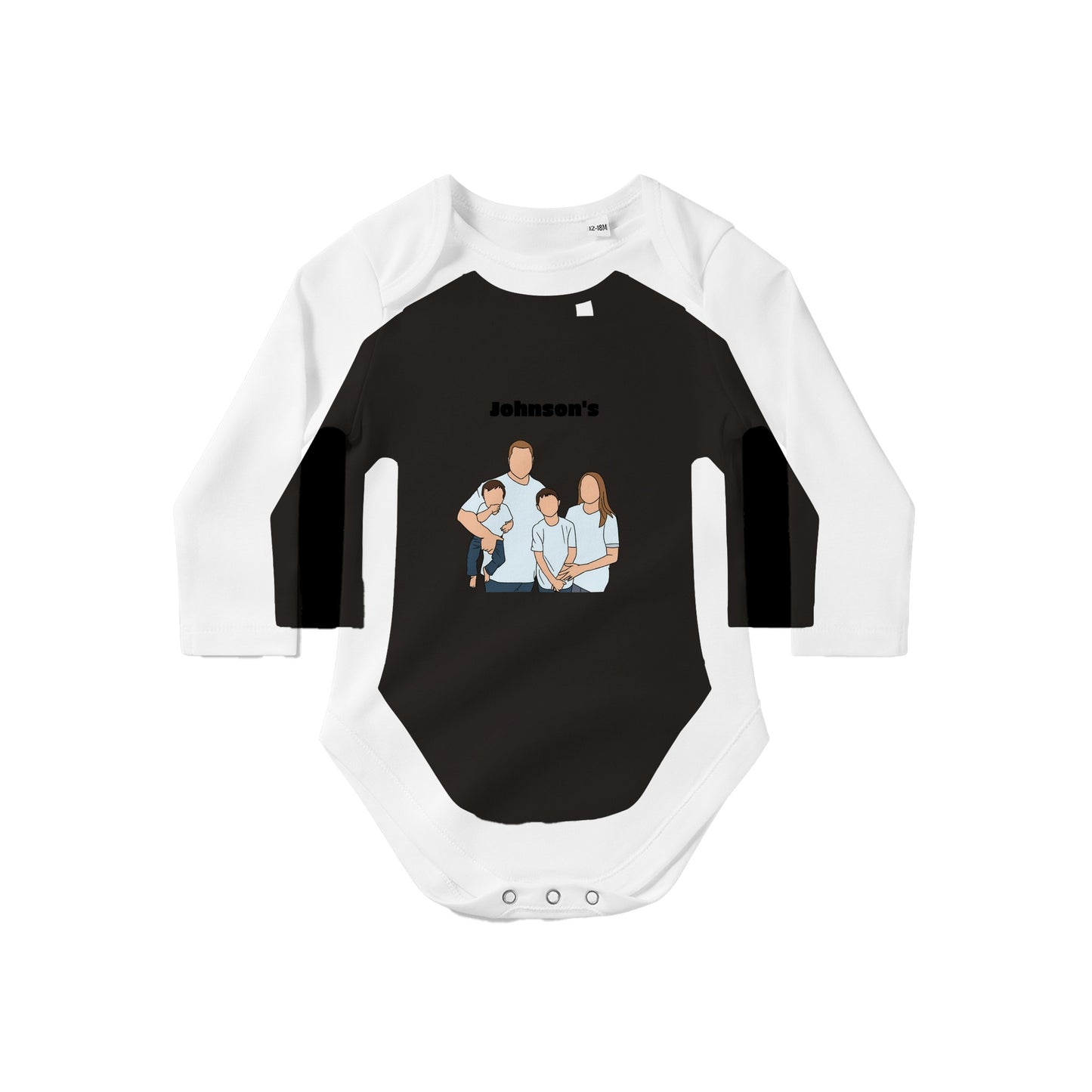 Custom Faceless Portrait Kids & baby clothing