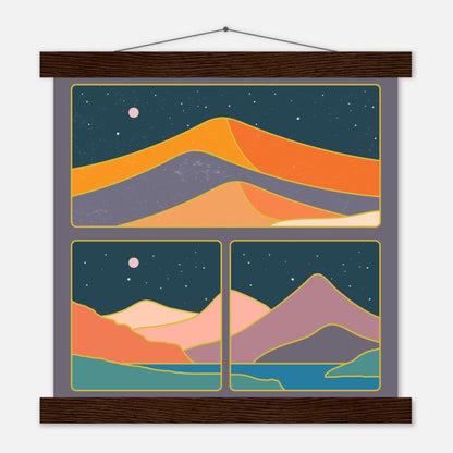 Mid Century Collage Mountains