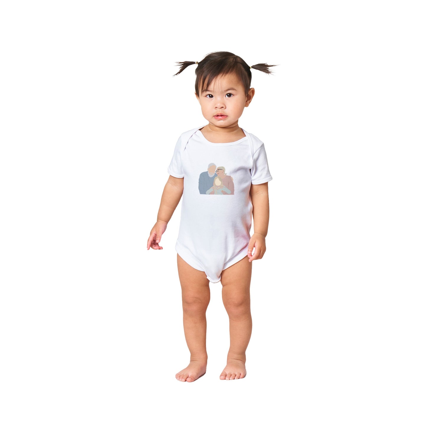 Custom Faceless Portrait Kids & baby clothing Body Suite