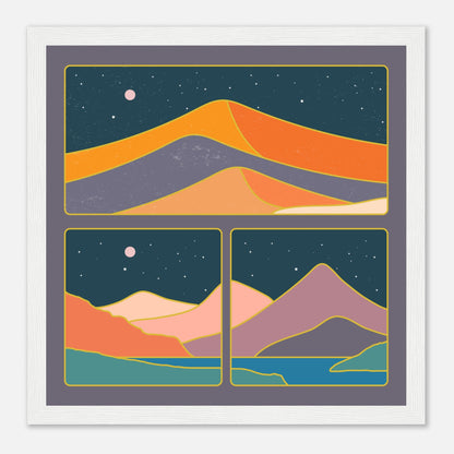 Mid Century Collage Mountains