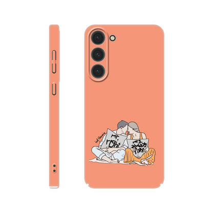 Couple Illustration Faceless Slim Phone Case