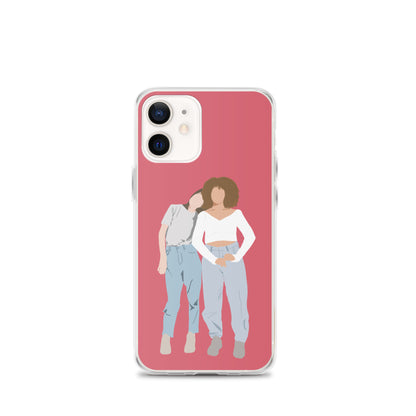 Custom Illustration Faceless Portrait Clear Case for iPhone®