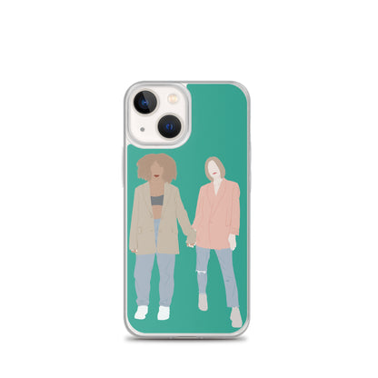 Custom Illustration Faceless Portrait Clear Case for iPhone®