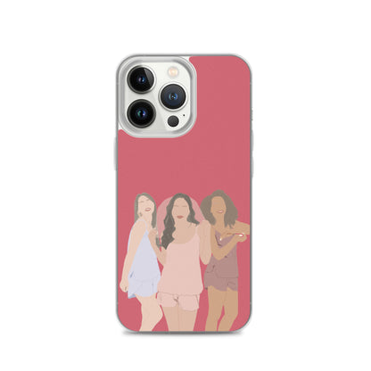 Custom Illustration Faceless Portrait Clear Case for iPhone®