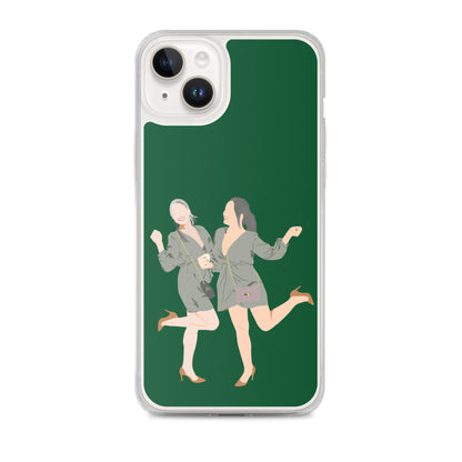 Custom Illustration Faceless Portrait Clear Case for iPhone®