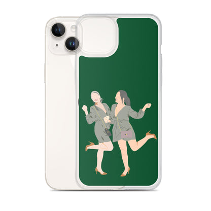 Custom Illustration Faceless Portrait Clear Case for iPhone®