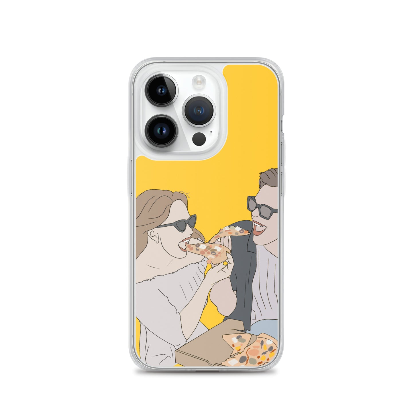 Custom Illustration Faceless Portrait Clear Case for iPhone®