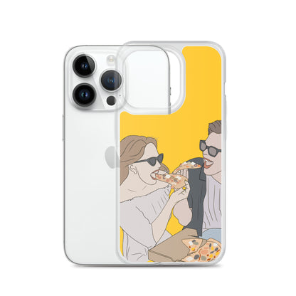 Custom Illustration Faceless Portrait Clear Case for iPhone®