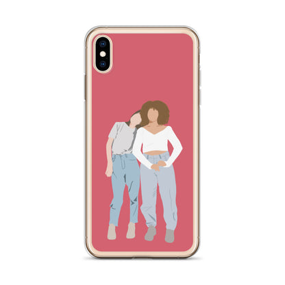 Custom Illustration Faceless Portrait Clear Case for iPhone®