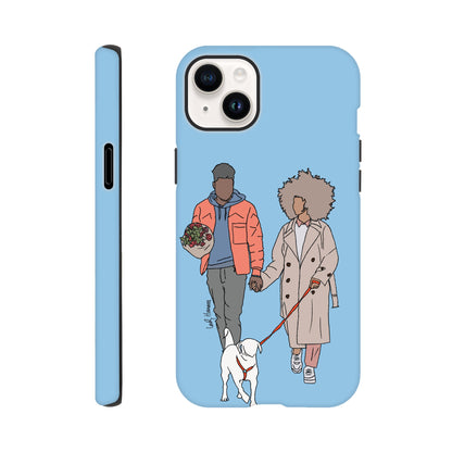 Custom Faceless Portrait Illustration Tough Phone cases