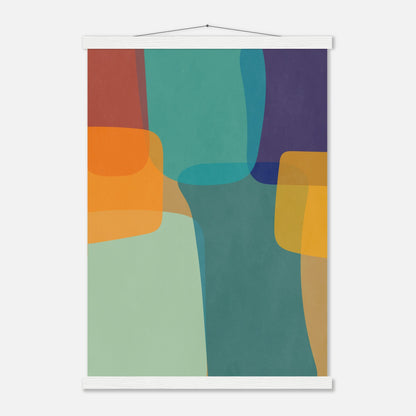 Abstract Color Block Wall art