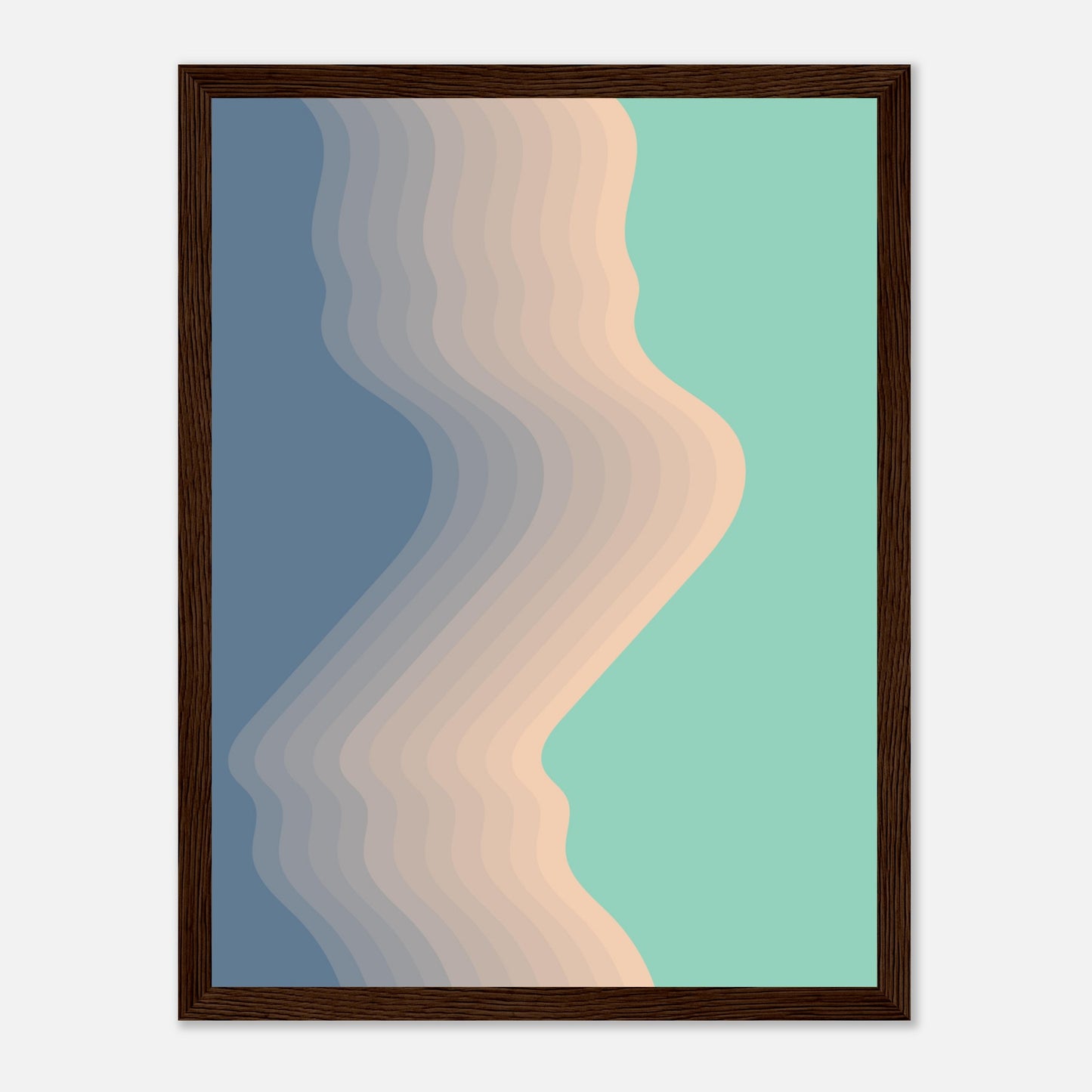 Beach Waves Wall Art Print