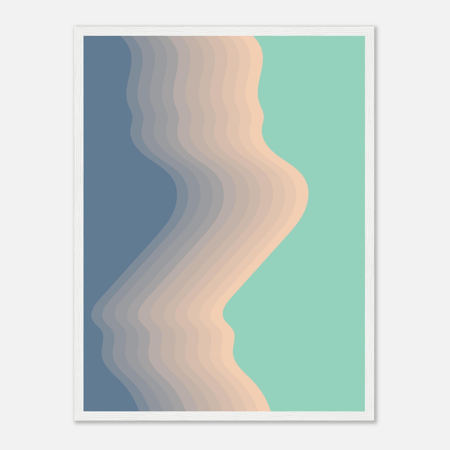 Beach Waves Wall Art Print