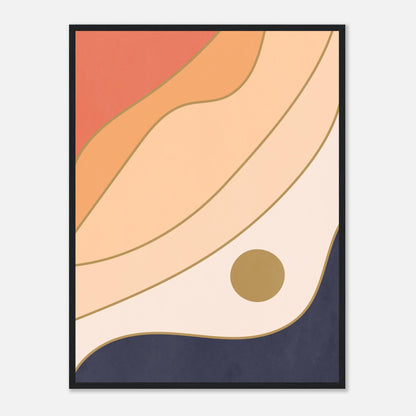 Abstract Eagle Eye Sun Wall art