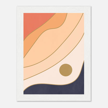 Abstract Eagle Eye Sun Wall art