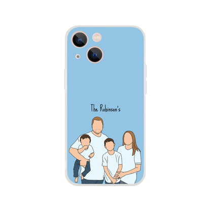 Custom Faceless Portrait Flexi Phone Case