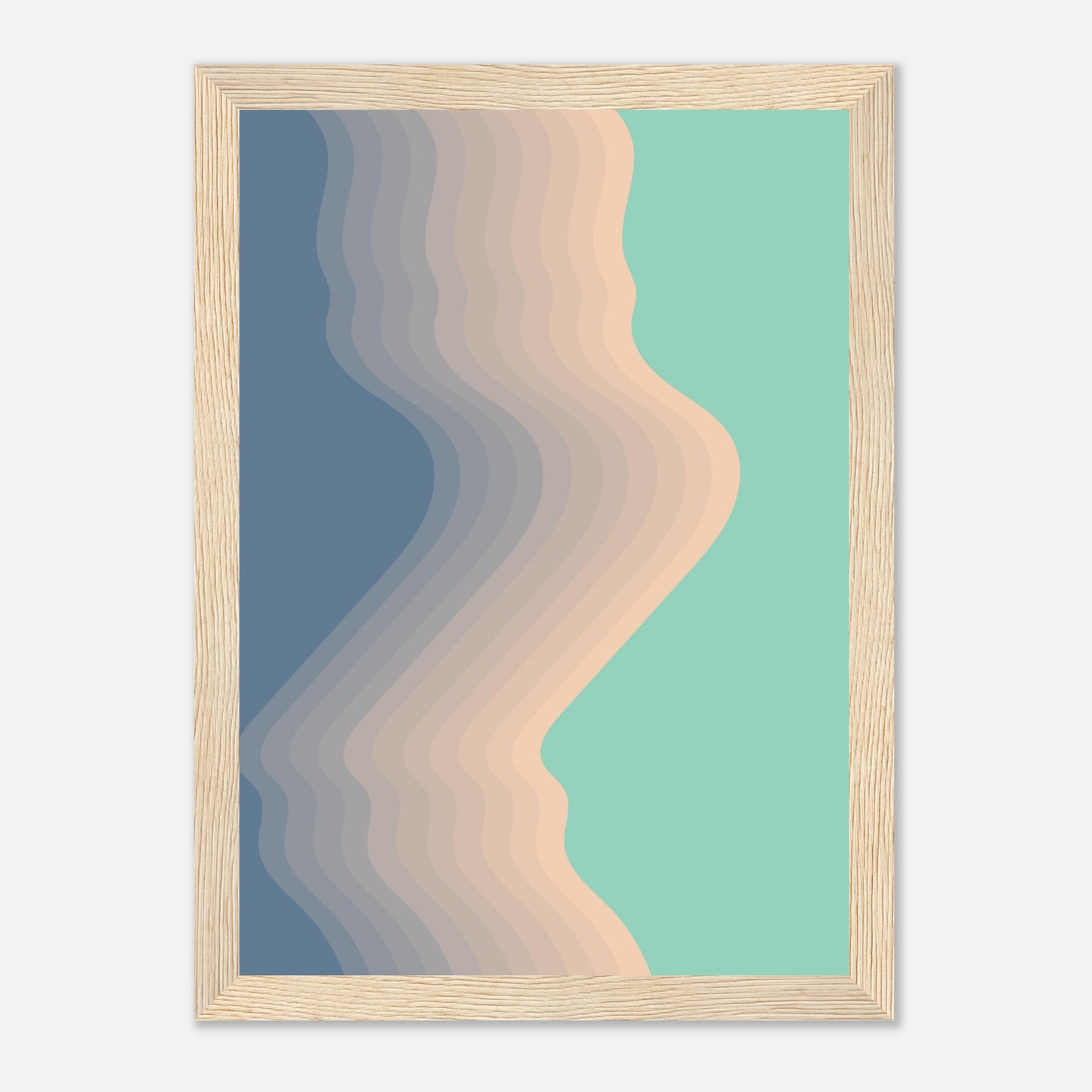 Beach Waves Wall Art Print