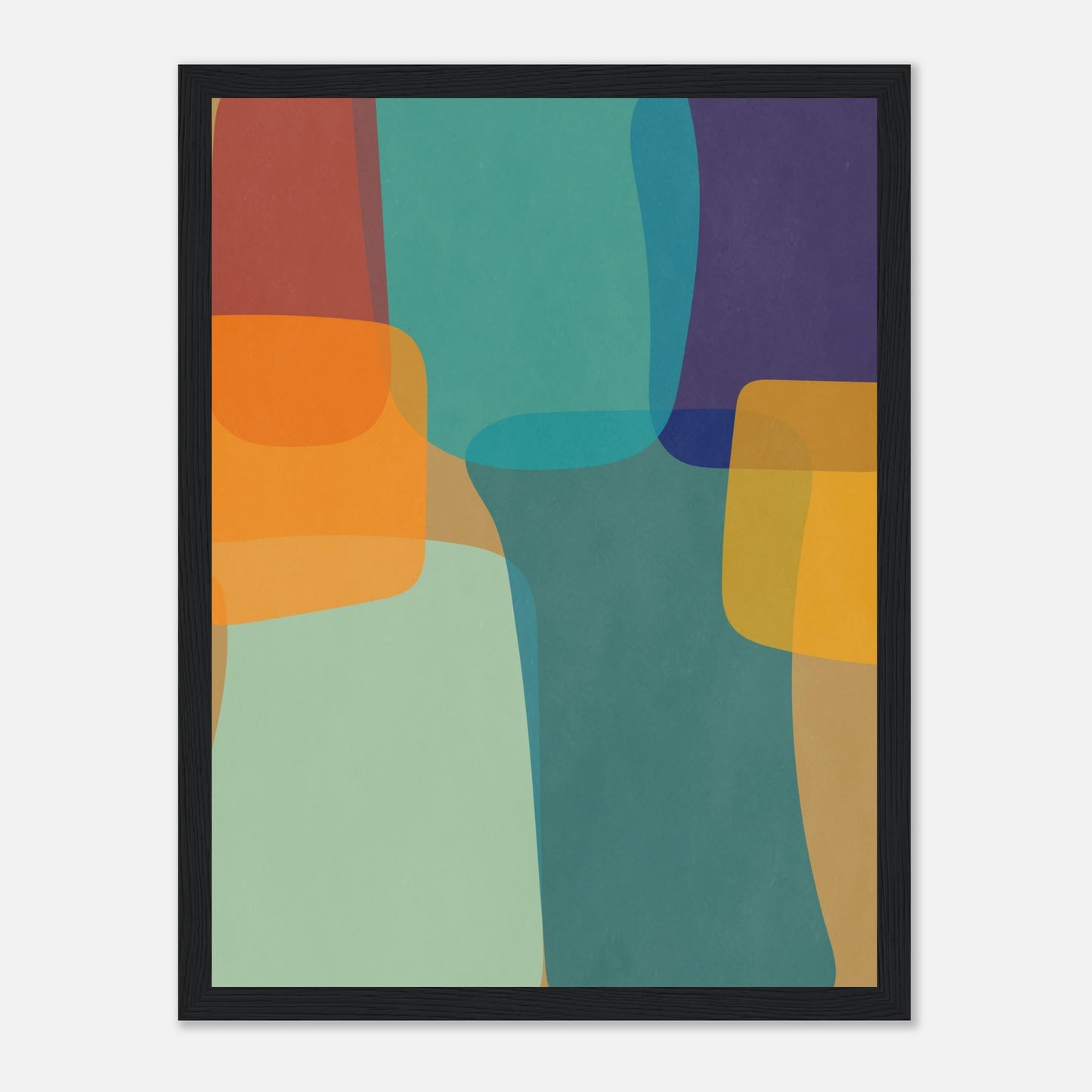 Abstract Color Block Wall art