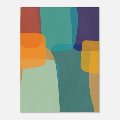 Abstract Color Block Wall art