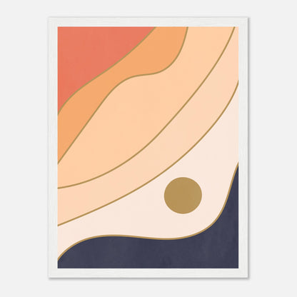 Abstract Eagle Eye Sun Wall art