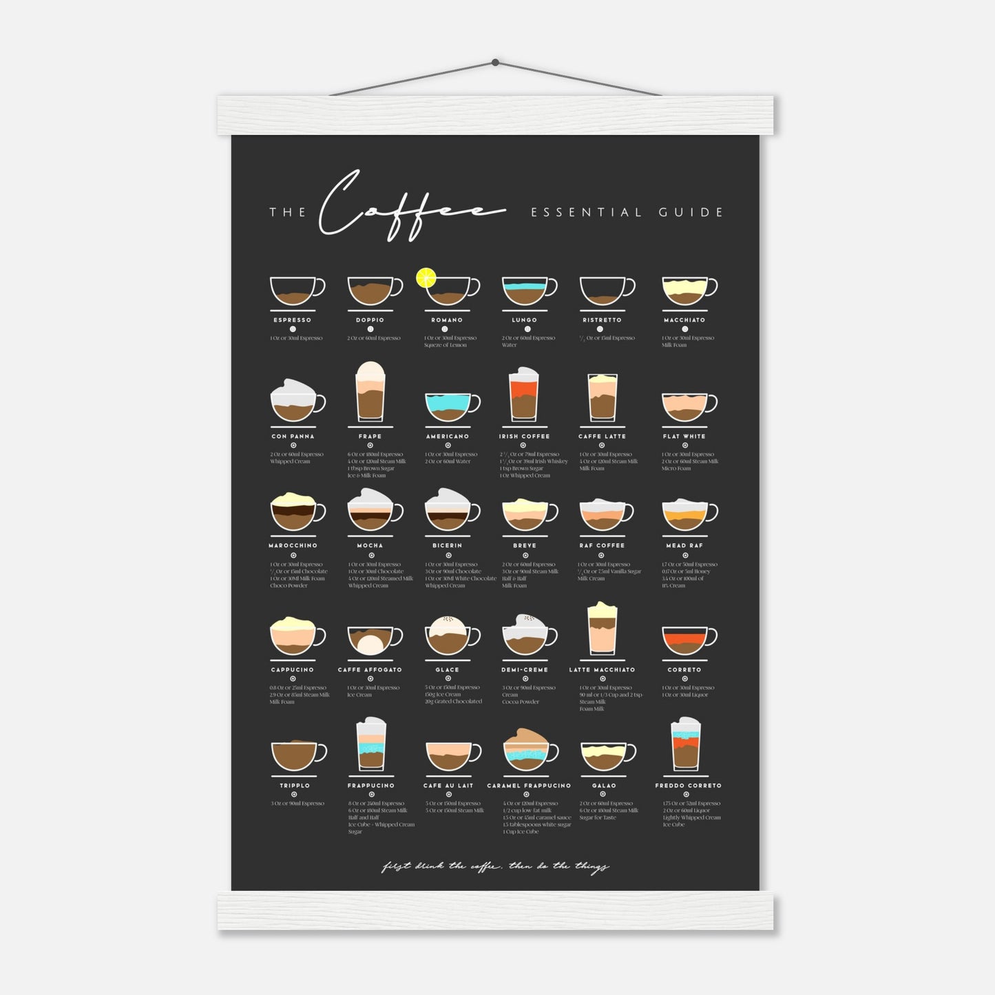 Coffee Lover Gift Bar Wall Art Decor