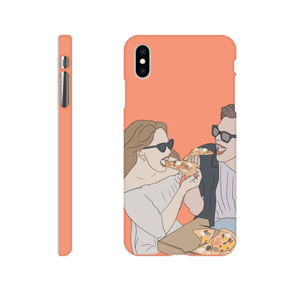 Couple Illustration Faceless Slim Phone Case