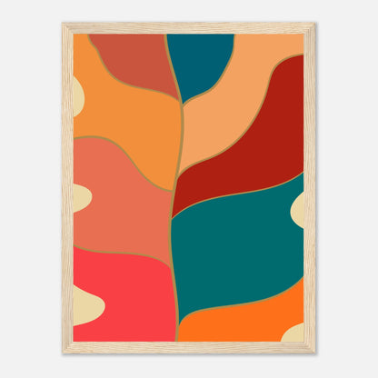 Abstract Monstera Wall Art Print