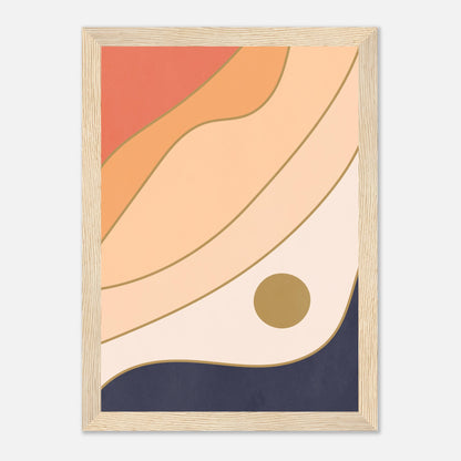 Abstract Eagle Eye Sun Wall art