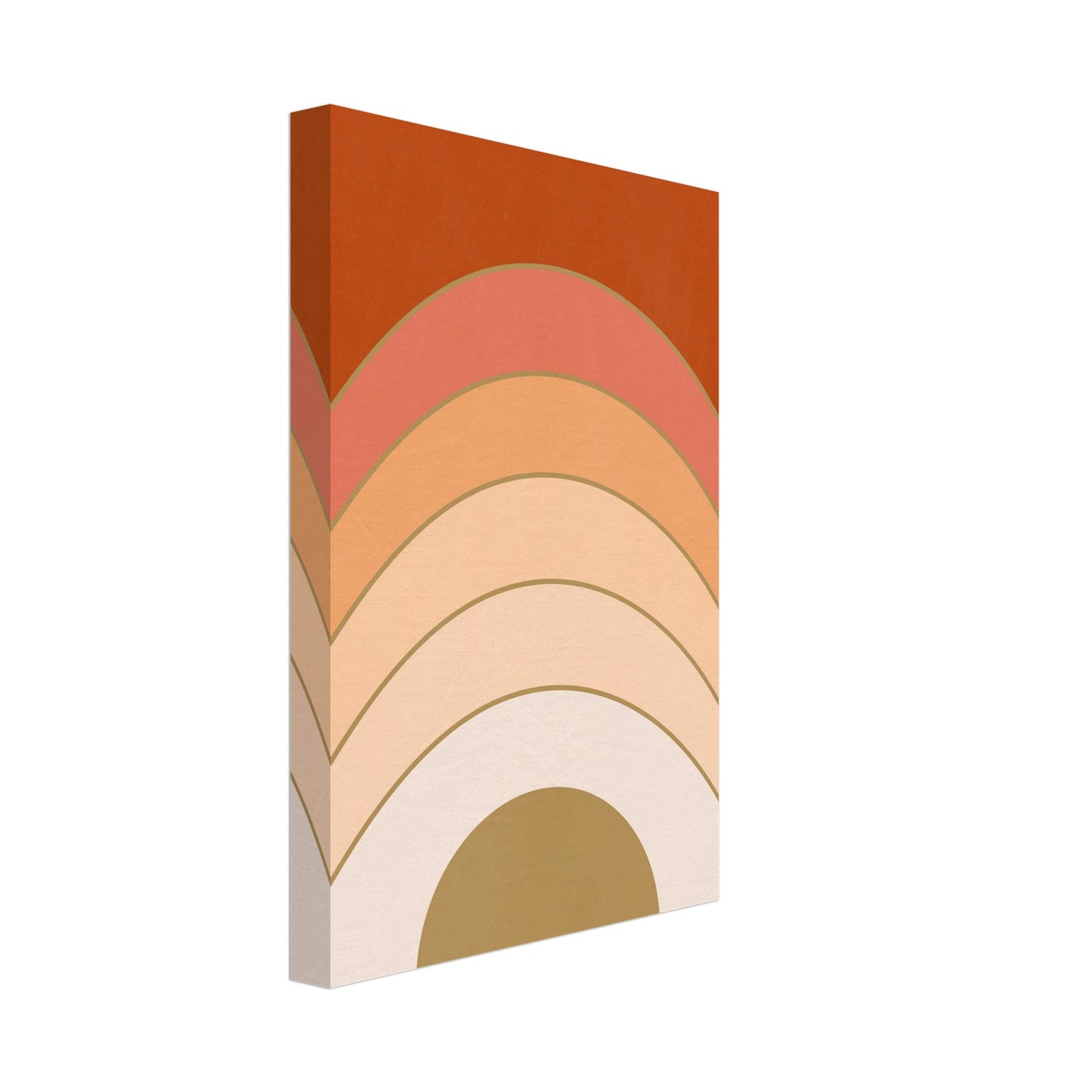 Abstract Gradient Sunrise Wall Art Print