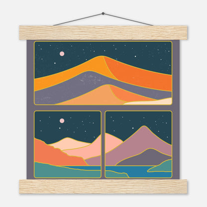 Mid Century Collage Mountains