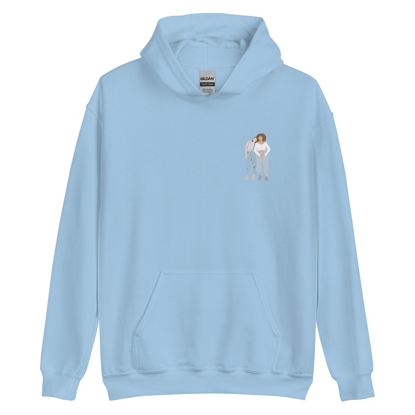 Custom Portrait From Photo Unisex Hoodie