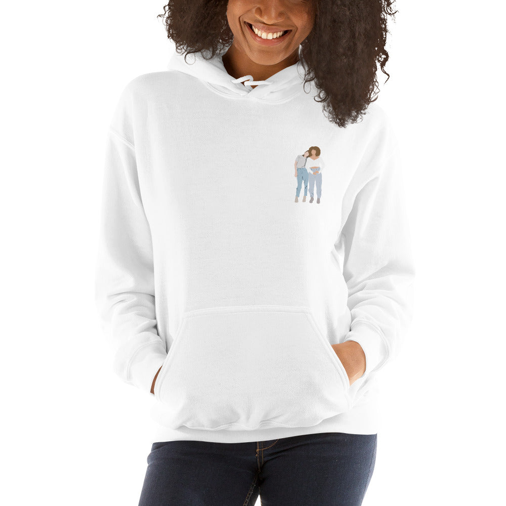 Custom Portrait From Photo Unisex Hoodie