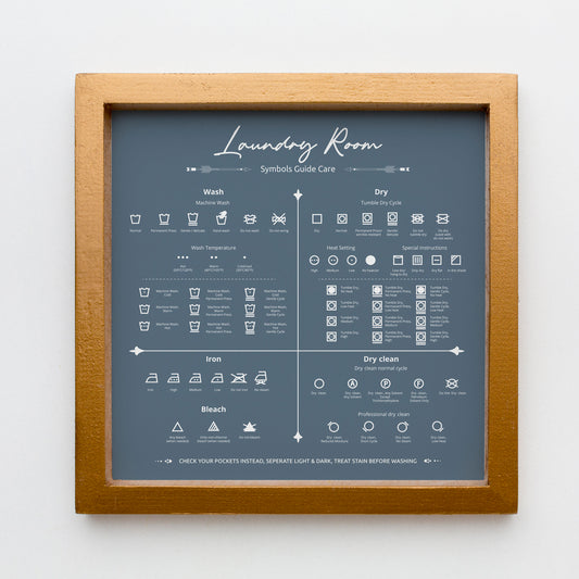 Laundry Room Symbols Guide Care