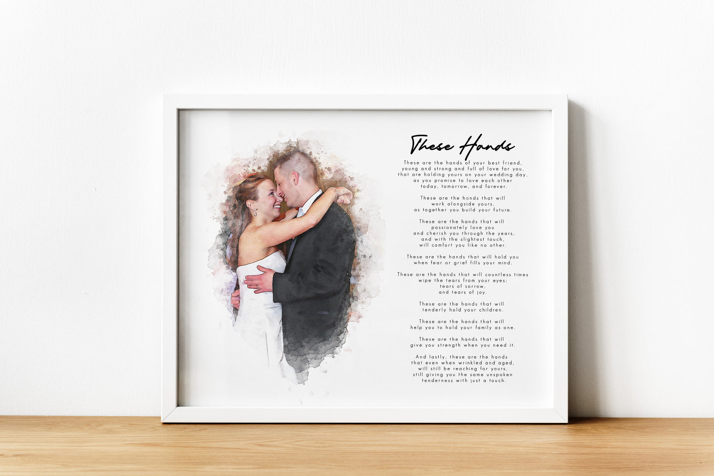 Custom Family Portrait with Poem