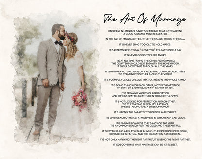 The Art of Marriage with Portrait Photo